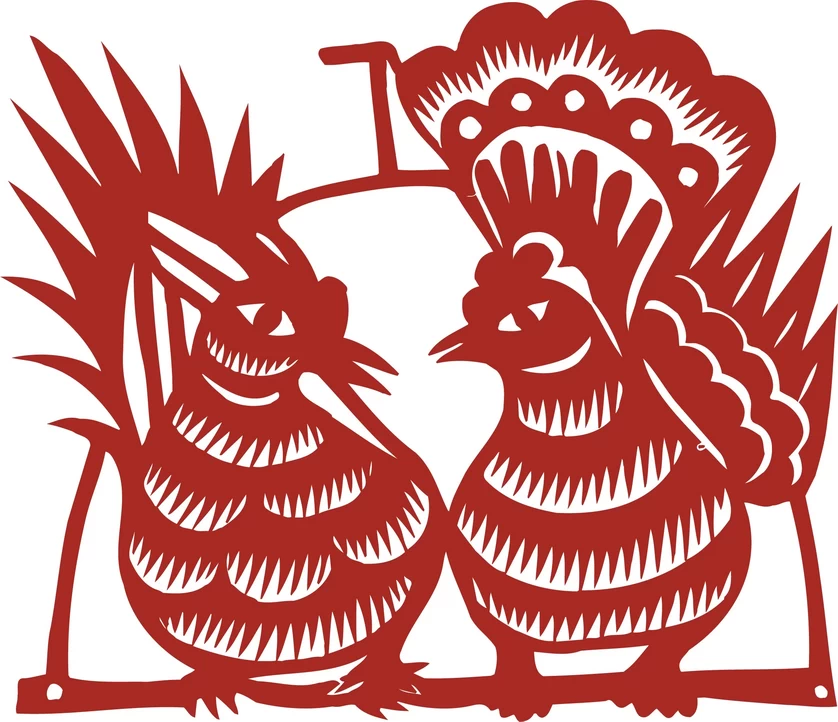 中国风中式传统喜庆民俗人物动物窗花剪纸插画边框AI矢量PNG素材【1338】